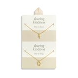 Sharing Kindness Cross Necklace - Set of 2