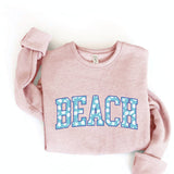 BEACH WITH PATTERN Graphic Sweatshirt