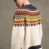 Nordic Pattern Toggle Knit Cardigan - RSW1093