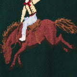 cowboy graphic sweater