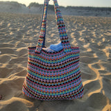 Handwoven Beach Tote Bag