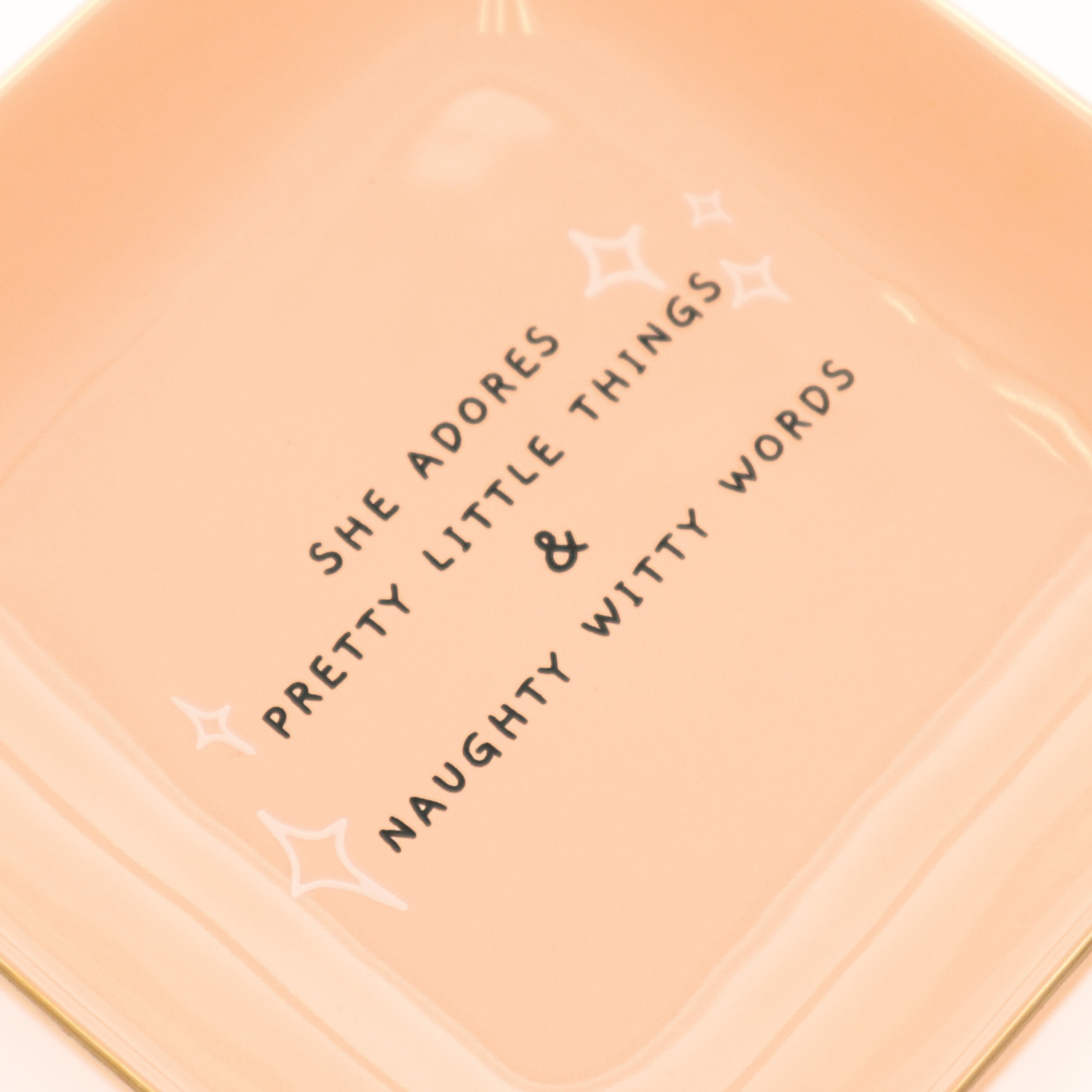 "She Adores Pretty Little Things" Trinket Tray