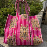 Tiger Design Cotton Tote Bag