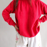 Oversized Washed Crewneck Sweatshirt Bundle