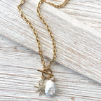 Fresh Water Pearl Cluster Necklace