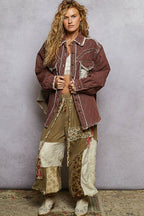 Lace Paneled Jacket
