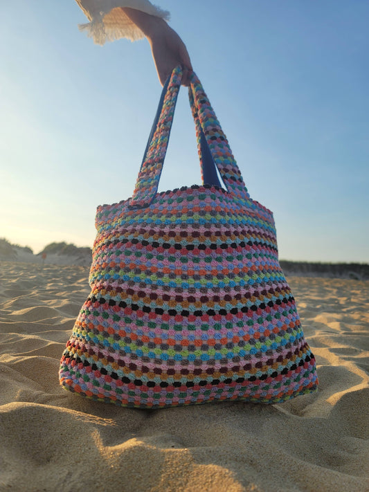 Handwoven Beach Tote Bag