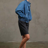 Washed Denim Bomber Jacket - RJ1071