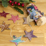 Kantha Star Bobbin Garland