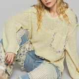 Thin Cable Knit Sweater