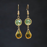Jeweled Teardrop Earrings
