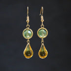 Jeweled Teardrop Earrings