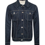 MEN'S DENIM JACKET SHERPA LINING (HF-1002)