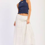 RACER BACK TANK TOP WTIH BEADING