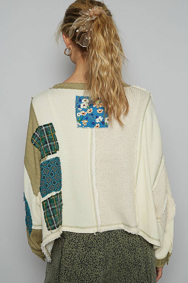 Cut & Sew Knit Sweater