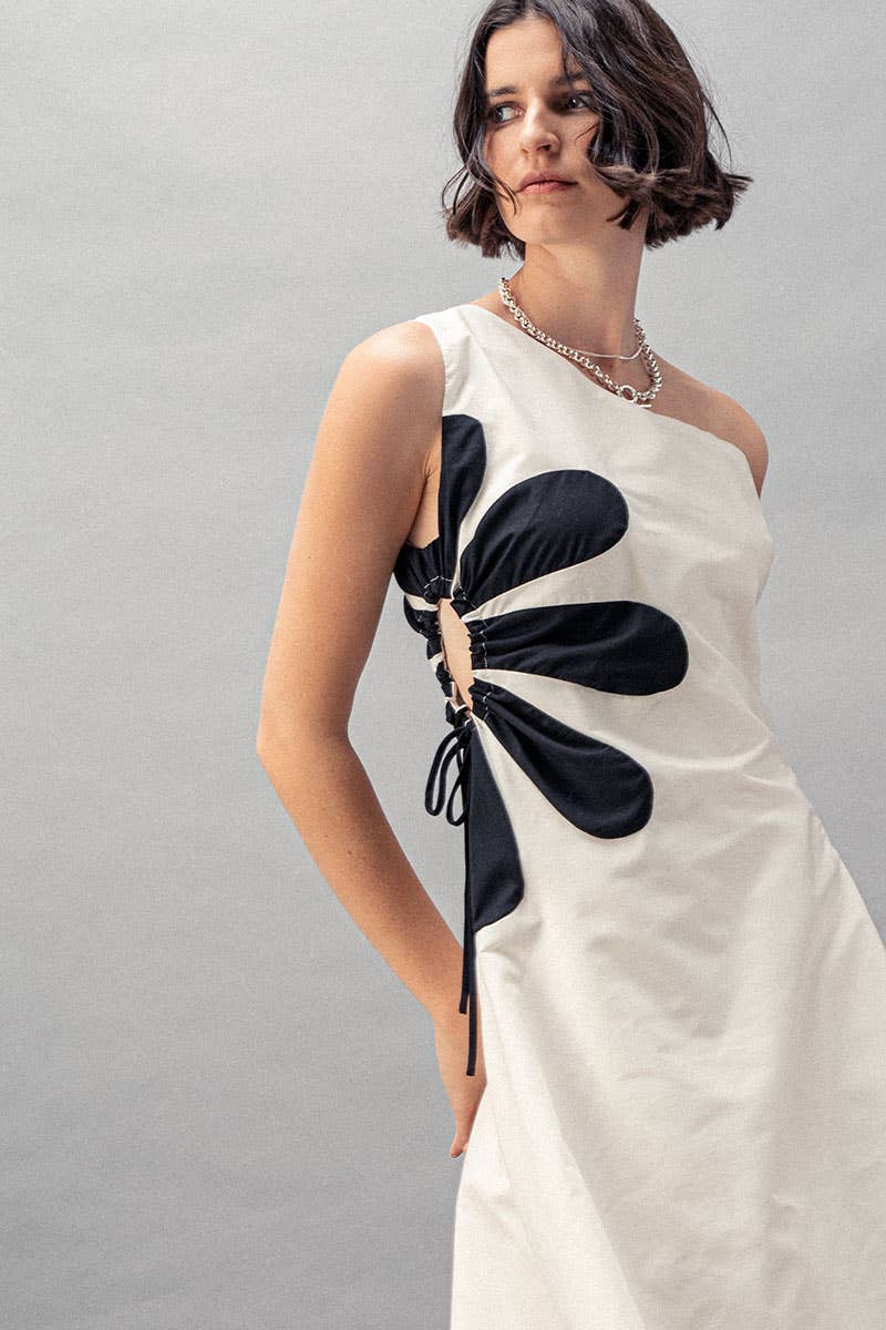 Medallion Bell Sleeve Dress