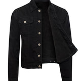 MEN'S DENIM JACKET SHERPA LINING (HF-1002)