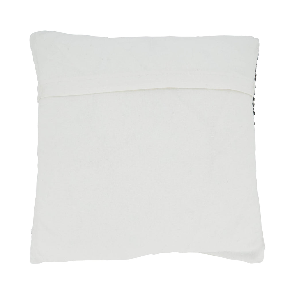 Throw Pillow With Diamond Woven Design