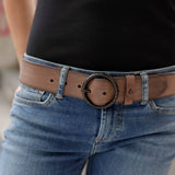 Pip | Vintage Full-Grain Leather Belt for Women