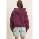 Star Print Bubble Hoodie