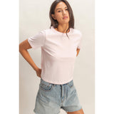 Crew Neck Cotton T-Shirt