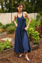 Keyhole Back Wide Leg Jumpsuit