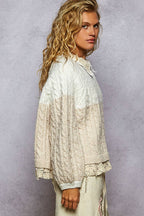 Collared Crochet Sweater