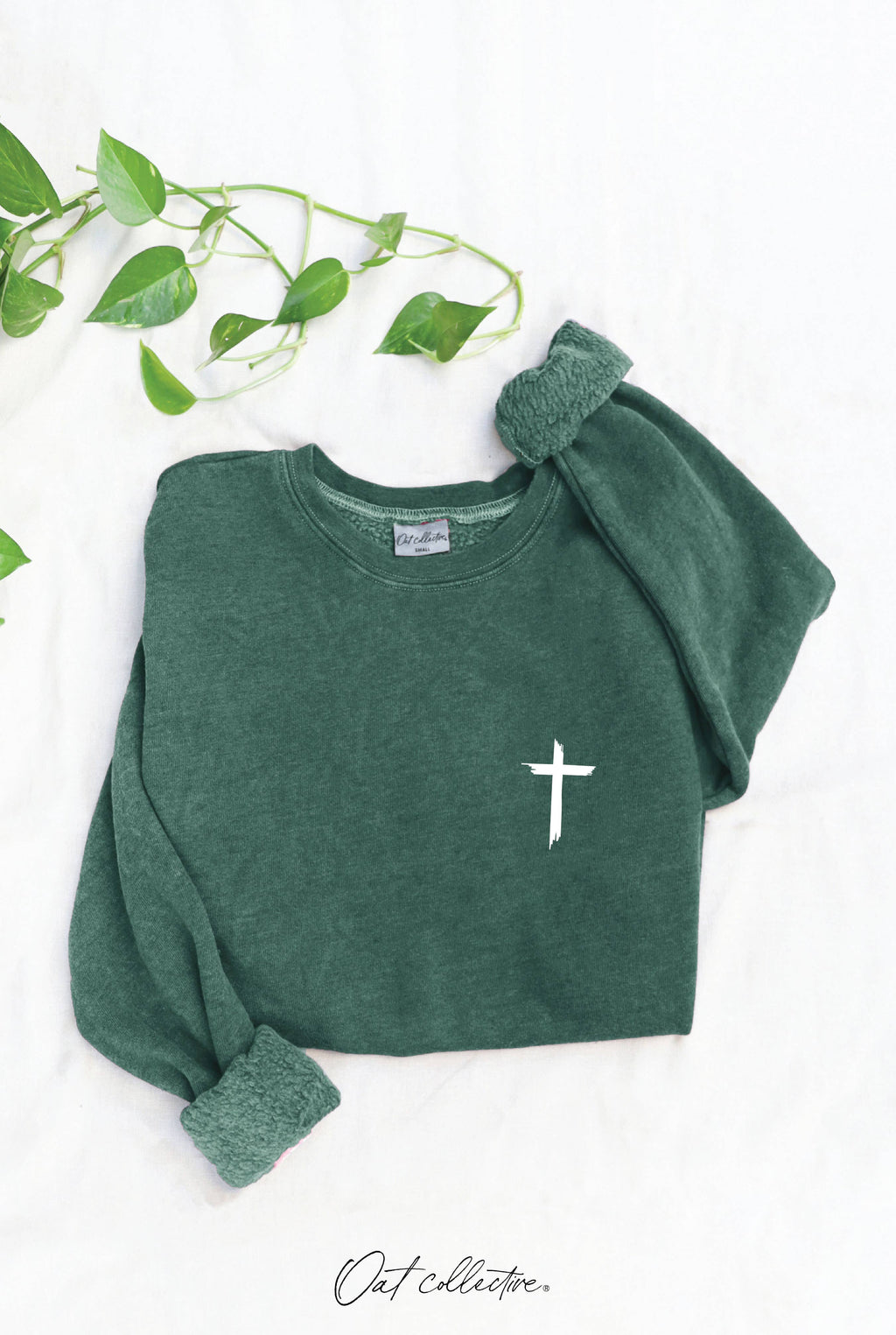 "JESUS HAS MY BACK" Graphic Sweatshirt