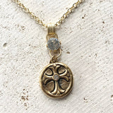 Coin Medallion Charm Necklace
