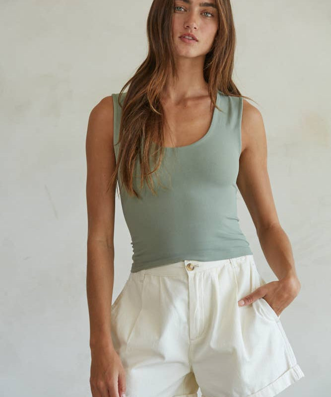 Double Layered Seamless Top