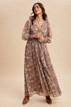 Flowy Button Down Maxi Dress