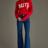 Red & White Merry Sweater