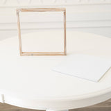 12x12 Wood framed blank sign w/removeable insert DIY 11032