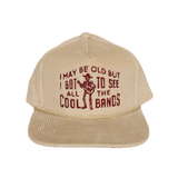 Cool Bands Corduroy Trucker Hat - Oatmeal