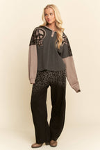 Star & Peace Patchwork Hoodie