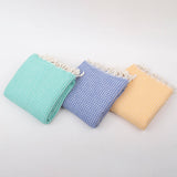 Waffle Weave Turkish Towels – Soft & Quick-Dry Cotton