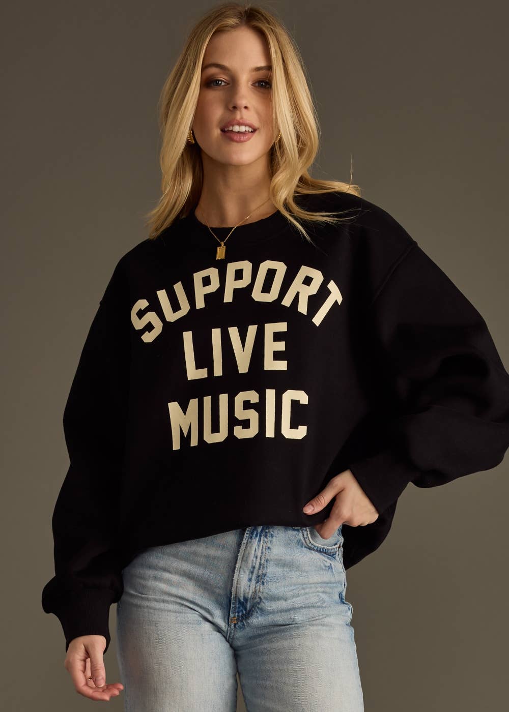 "Support Live Music" Sweatshirt