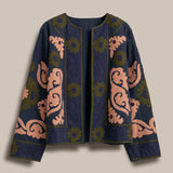 Suzani Embroidered Cotton Floral Jacket