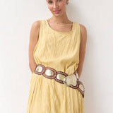 Textured Easy Dress With Slip Dress - RD1103