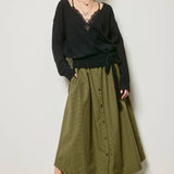 Wrap Knit Cardigan Sweater