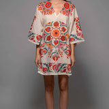Medallion Bell Sleeve Dress