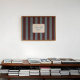 How Lucky Are We Striped Print