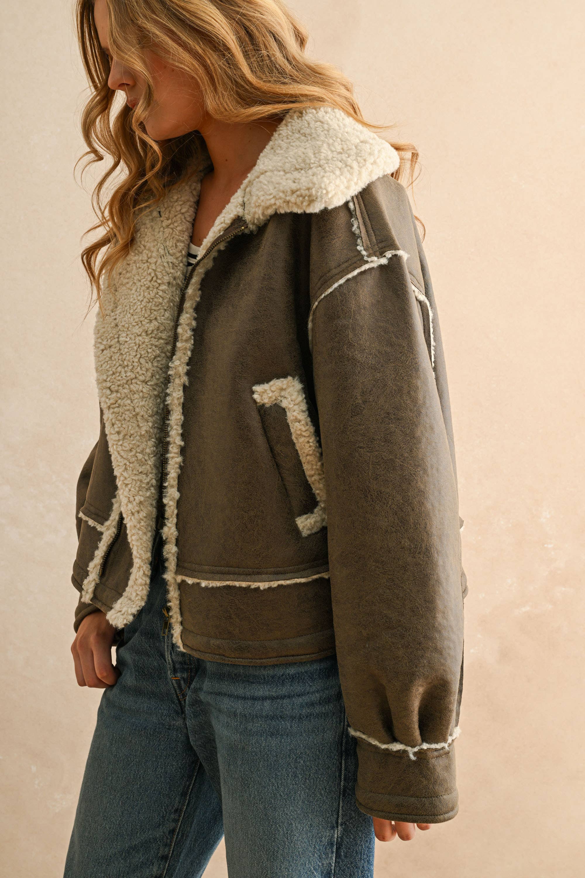 Sherpa Lined Jacket