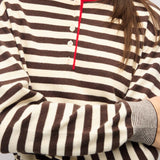 The Virginia Sweater | Henley Color Pop Cardigan