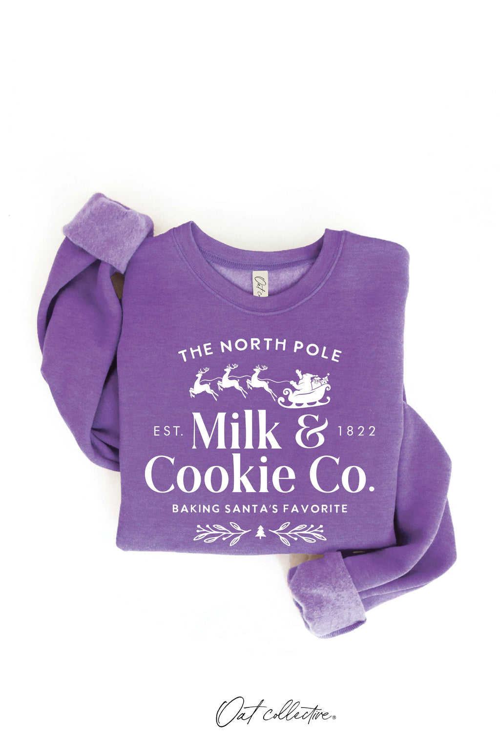 "THE NORTH POLE MILK AND COOKIE CO." Sweatshirt