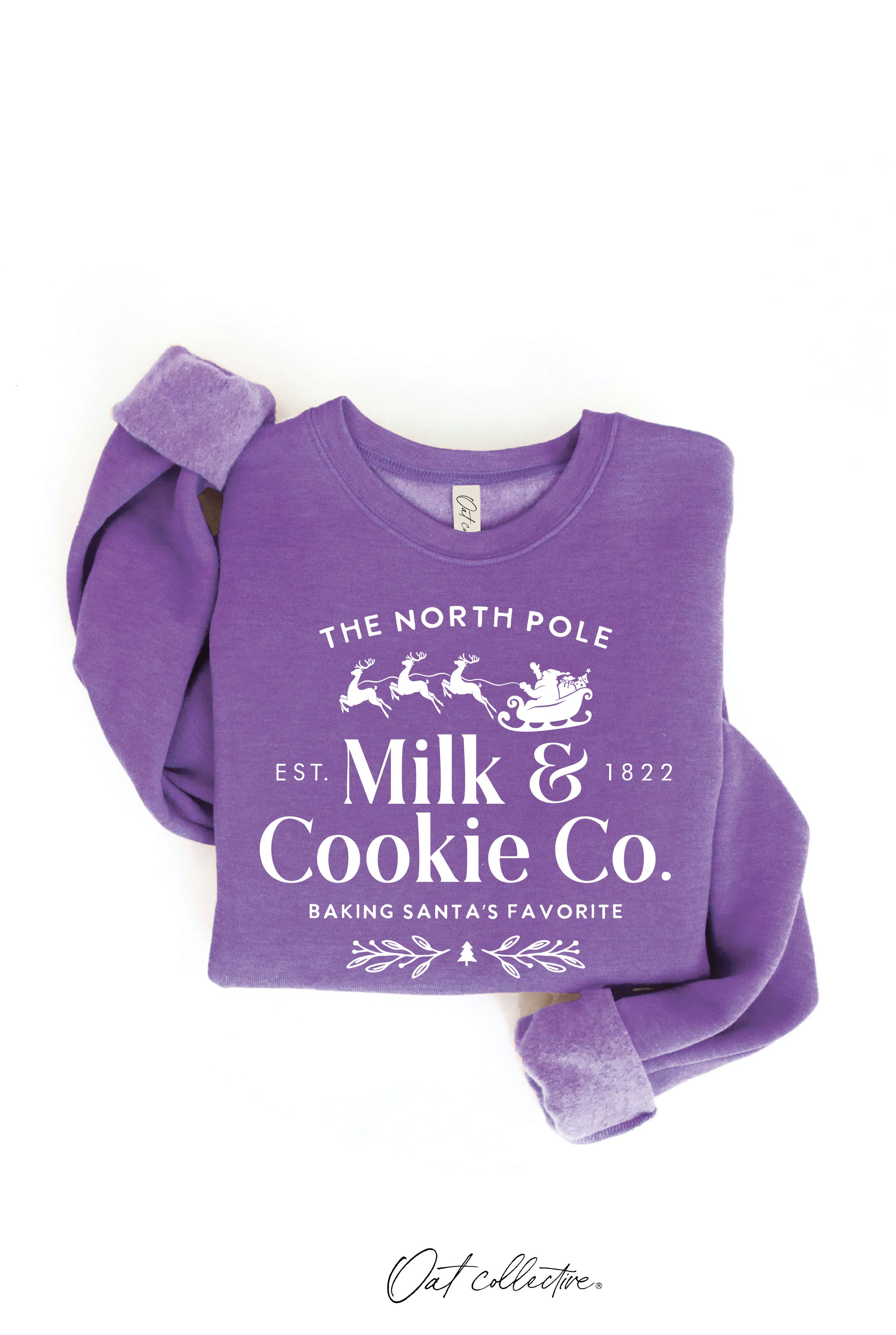 "THE NORTH POLE MILK AND COOKIE CO." Sweatshirt