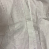 Cotton linen blend button down shirt