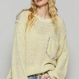 Thin Cable Knit Sweater