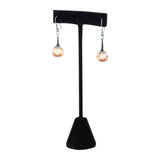 Black Velvet Earring T-Bar Display  - 6"H