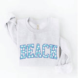 BEACH WITH PATTERN Graphic Sweatshirt